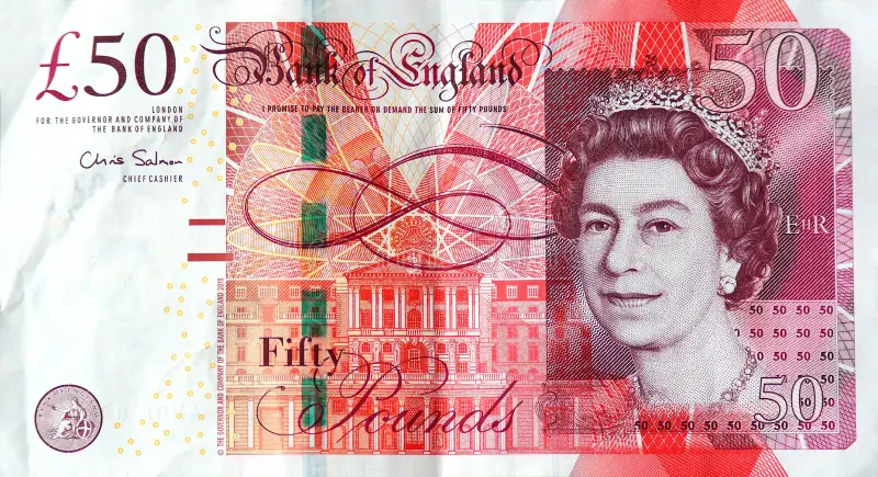 Billet en livres sterling